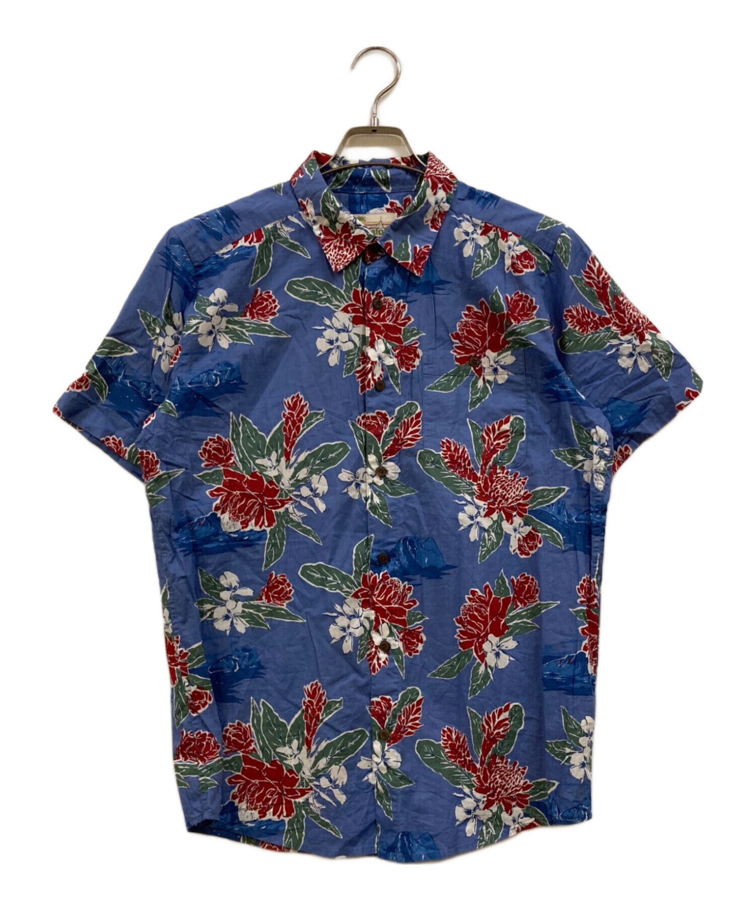 廃盤　良品　パタロハシャツ　pataloha Mサイズ 中古・古着通販】pataloha (パタロハ) アロハシャツ ブルー サイズ:M