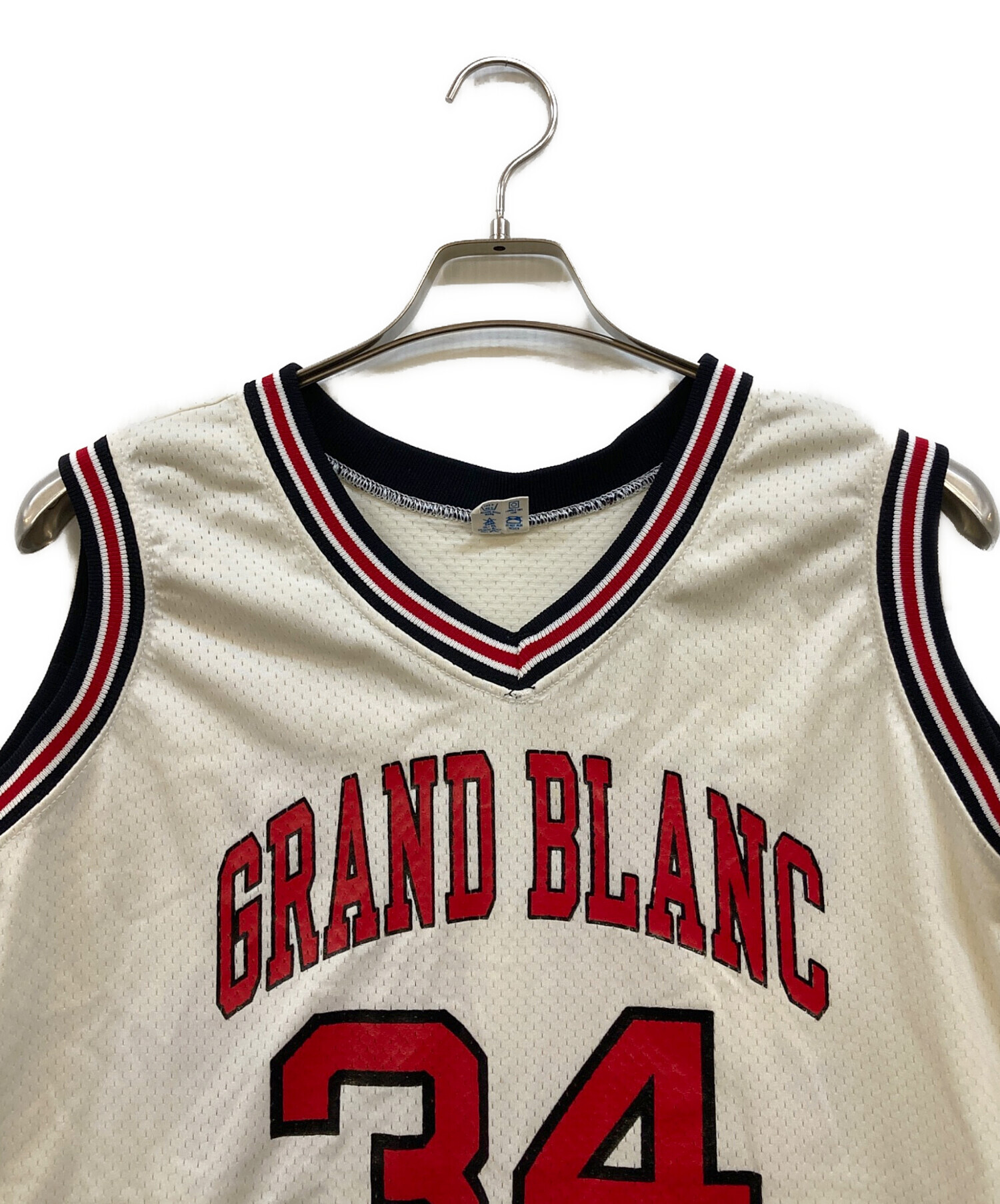 Champion メッシュタンクトップ レッド　M→XL 古着 中古・古着通販】Champion (チャンピオン) メッシュタンクトップ