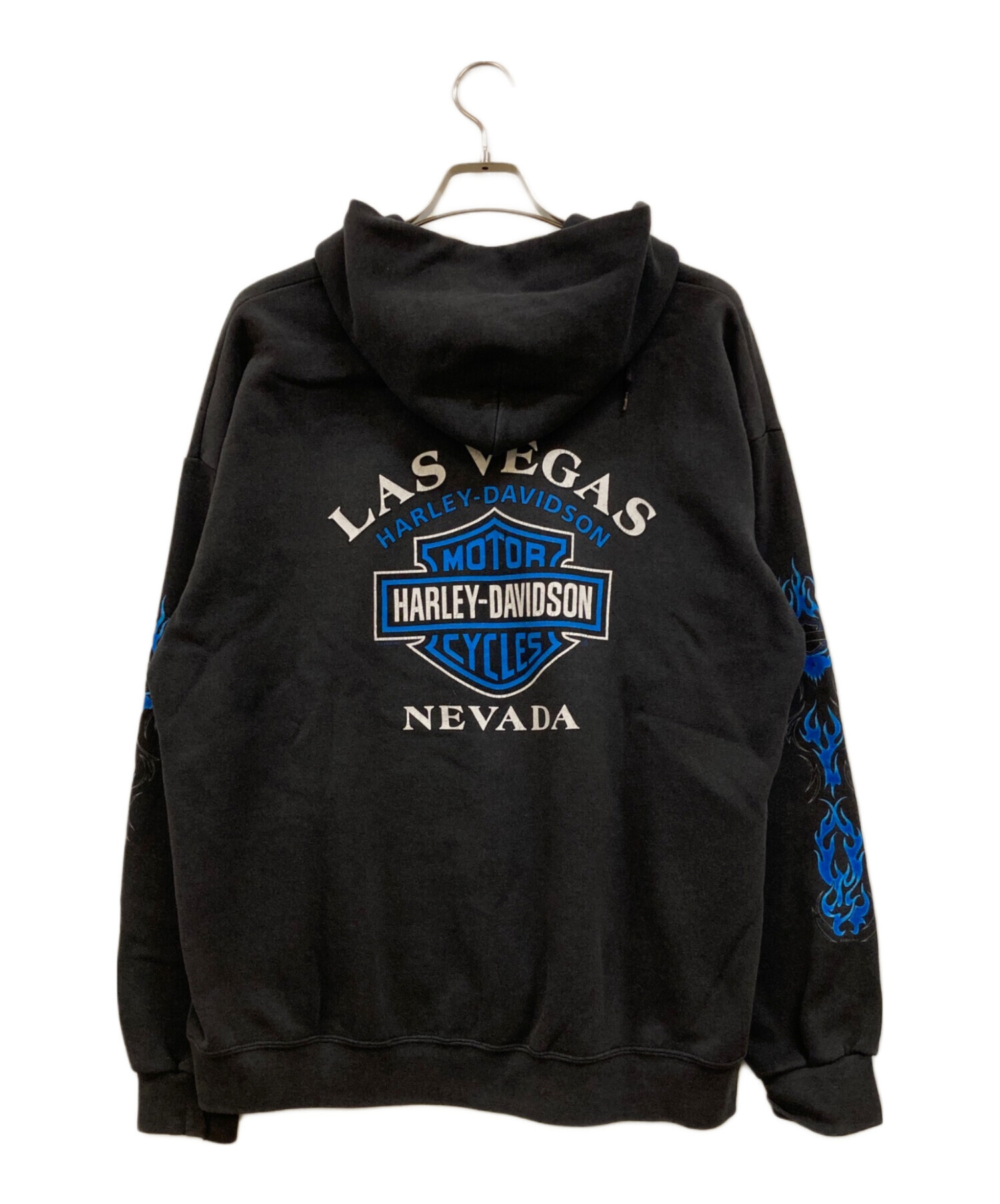 Harley-Davidson ジップアップパーカー ファイヤーパターン M 中古・古着通販】HARLEY-DAVIDSON (ハーレーダビッドソン) 00's