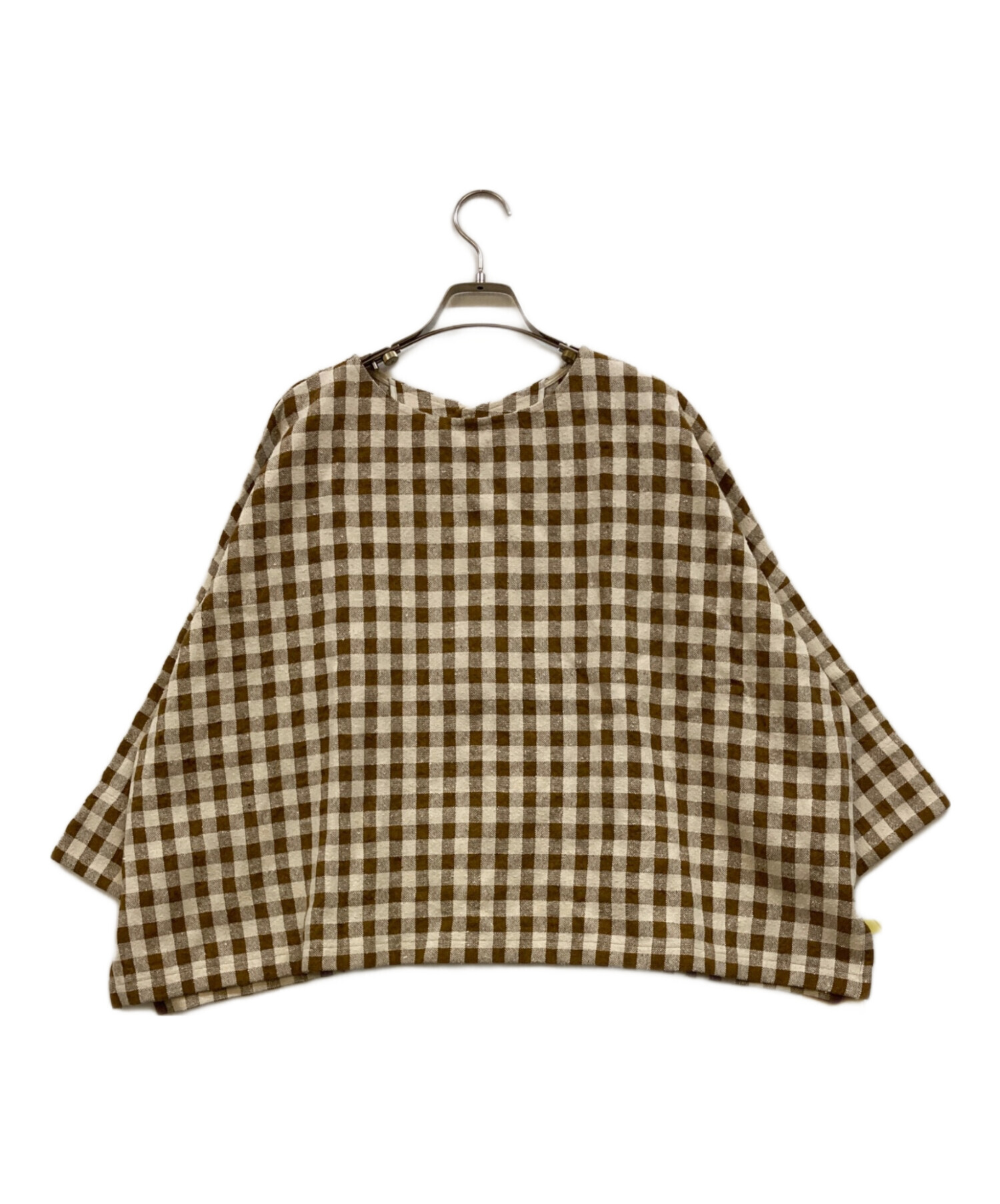 BEARDSLEY(ビアズリー) 25SS チェックチュールスリーブTシャツ BEARDSLEY - BEARDSLEY(ビアズリー) 25SS チェックチュールスリーブT