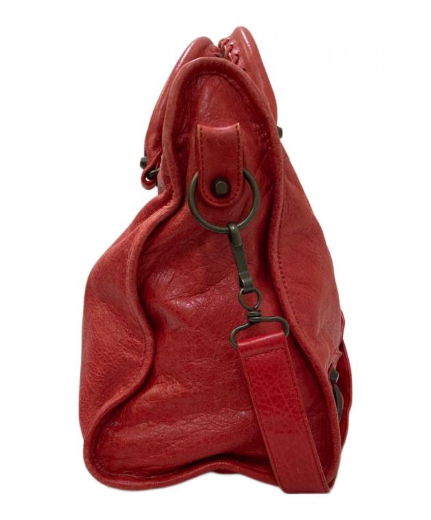 中古・古着通販】BALENCIAGA (バレンシアガ) The City 2way Bag レッド