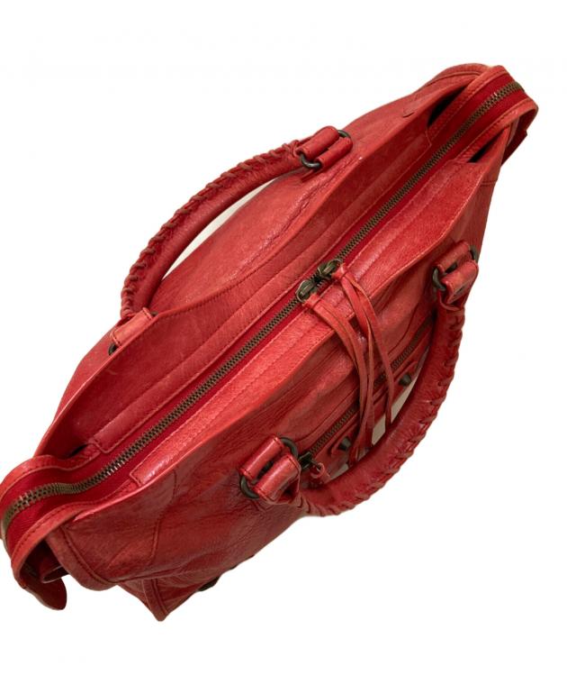 中古・古着通販】BALENCIAGA (バレンシアガ) The City 2way Bag レッド