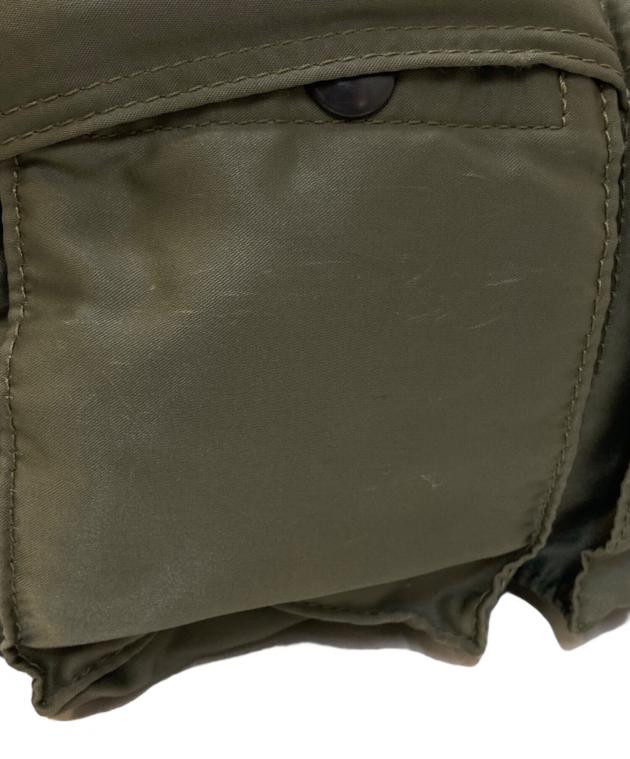 PORTER ボディバッグ セージグリーン　ナイロン製 中古・古着通販】PORTER (ポーター) TANKER WAIST BAG セージグリーン