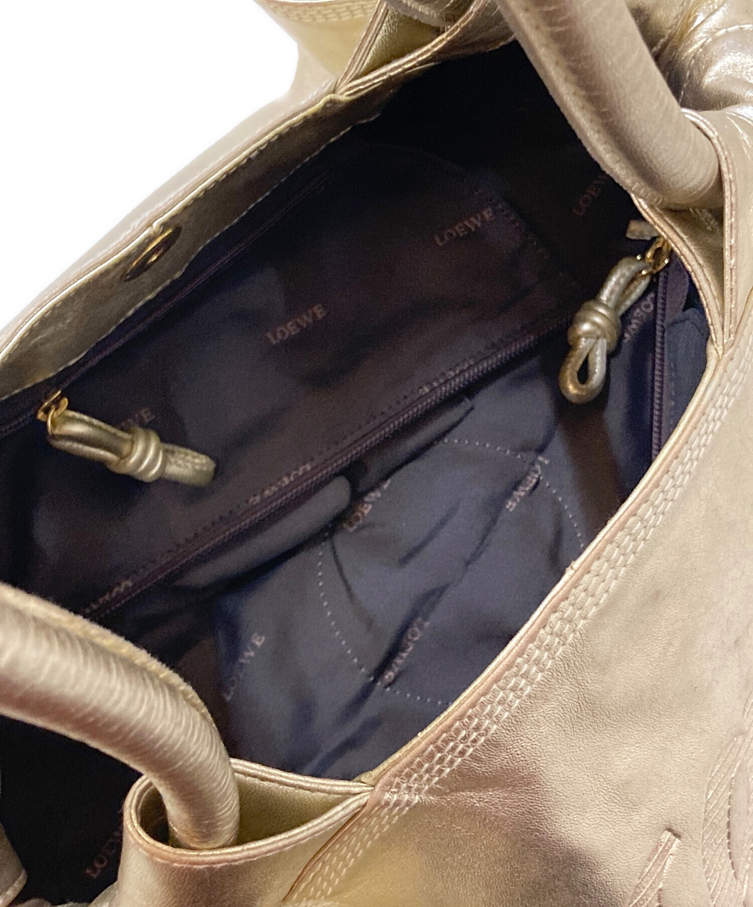 中古・古着通販】LOEWE (ロエベ) ナッパアイレ アナグラム レザー