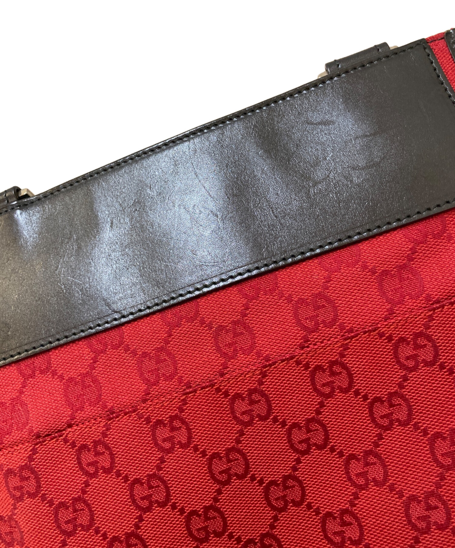 中古・古着通販】GUCCI (グッチ) GGキャンバス ショルダーバッグ