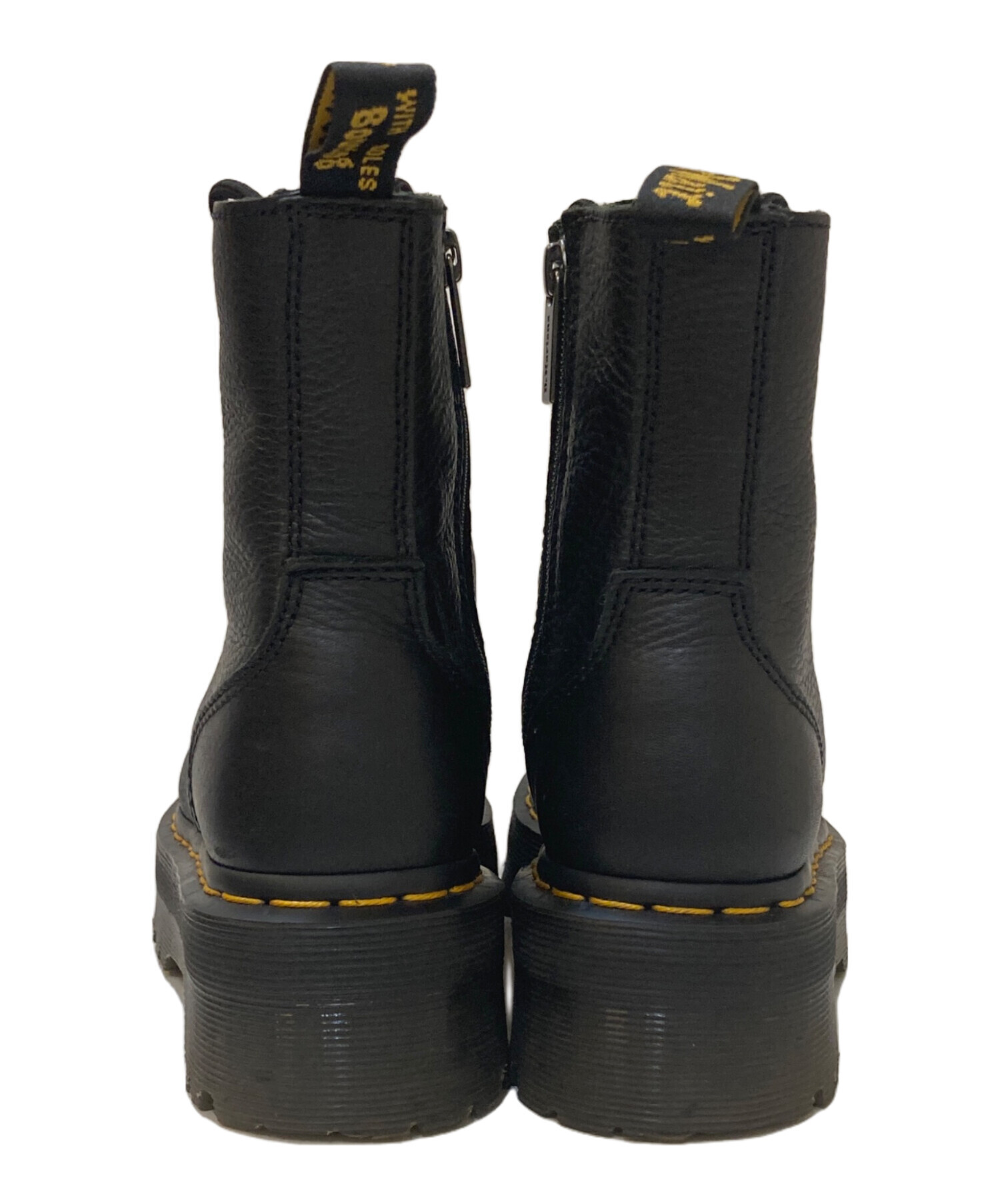 Dr. Martens ブラックレザー ブーツ 中古・古着通販】Dr.Martens (ドクターマーチン) JADON III シボレザー