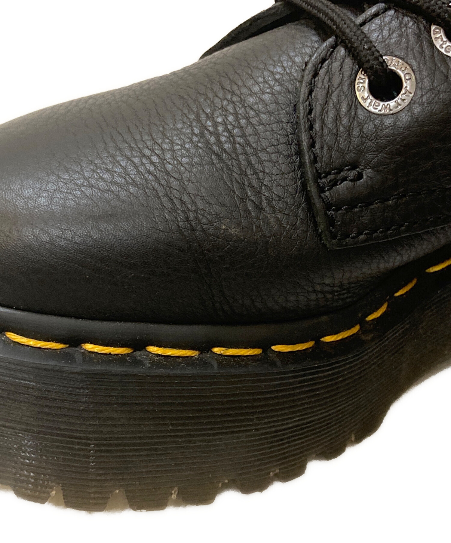Dr. Martens ブラックレザー ブーツ Dr.Martens（ドクターマーチン） ブーツ レディース 1460 ツインジップ