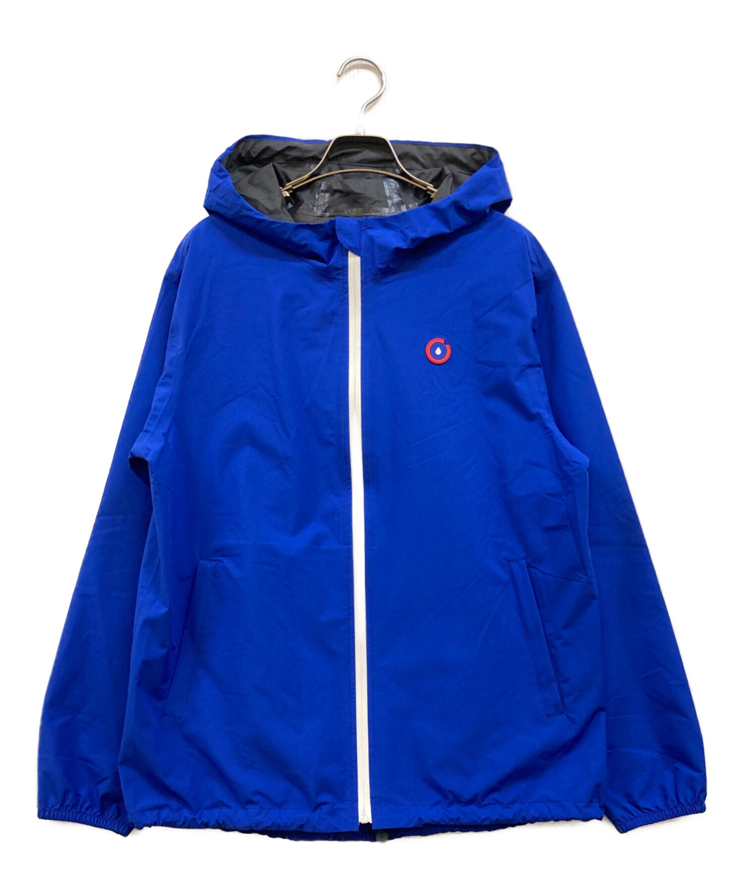 【新古品・未使用】Forte防水フード付き青ジャケット 一点もの　サイズM 中古・古着通販】FLOTTE (フロット) マウンテンパーカー ブルー サイズ