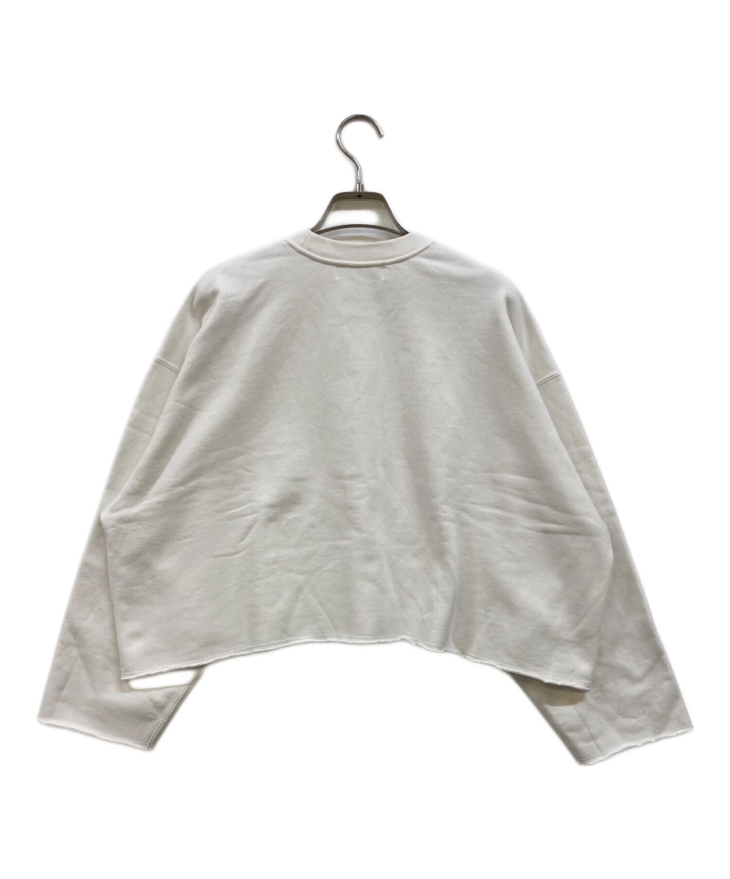 サクラ 【SACRA】フォールデッドラインカットソー EPOCA 限定 中古・古着通販】SACRA (サクラ) EXTRA FINE FLEECE CROPPED TOP