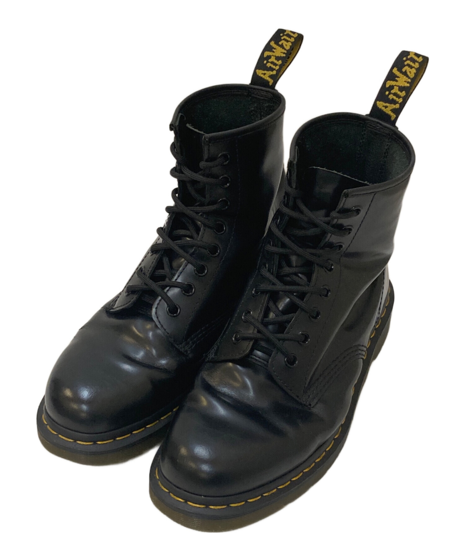 【未使用級】ドクターマーチン 8ホール 1460 ブラック UK8 メンズ 中古・古着通販】Dr.Martens (ドクターマーチン) 1460 8ホールブーツ