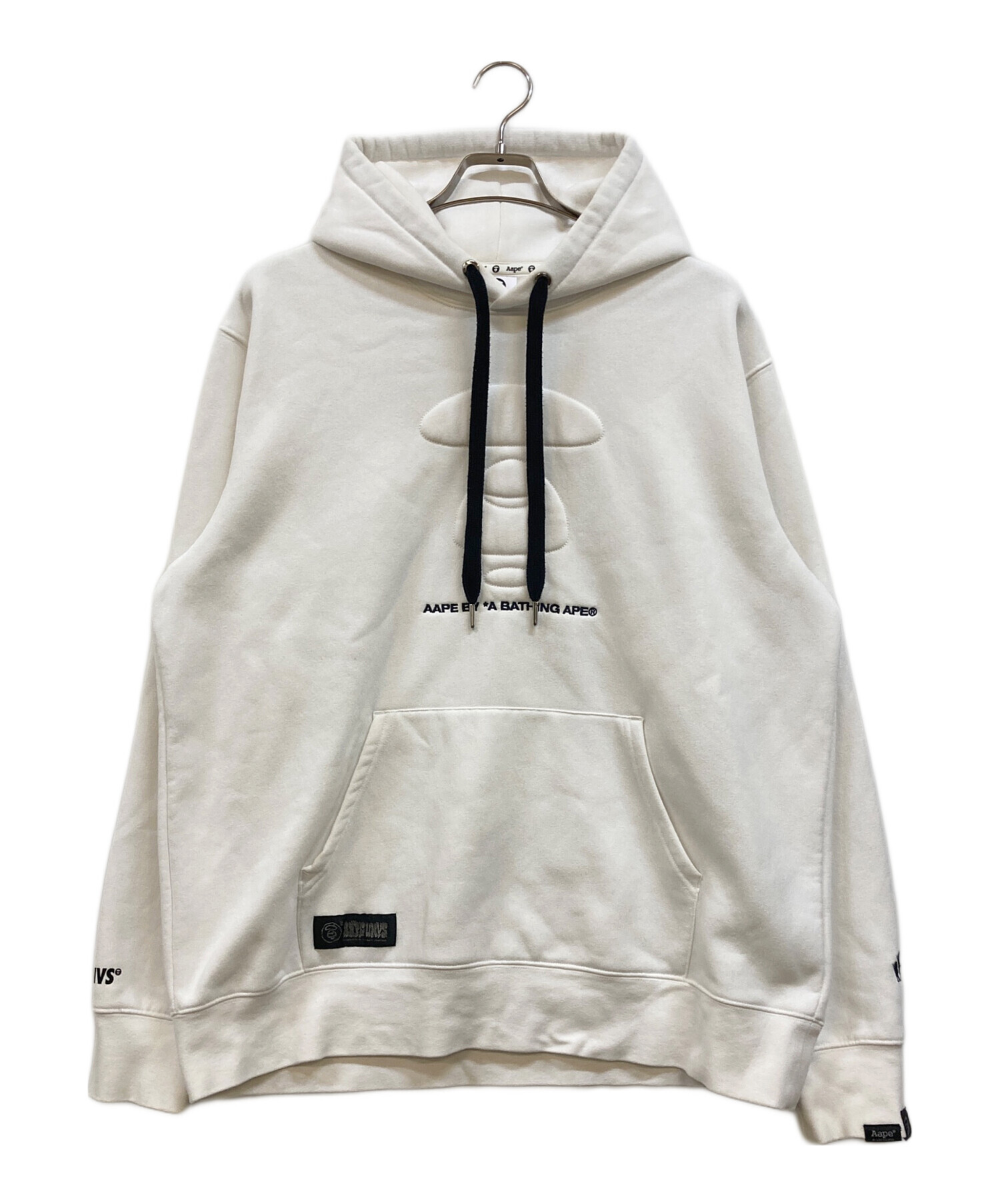 希少　初期タグ　初期エイプ APE　プルオーバーパーカー　グッドフェード　日本製 A BATHING APE - 【初期タグ】APE パーカー【ヴィンテージ】の通販 by