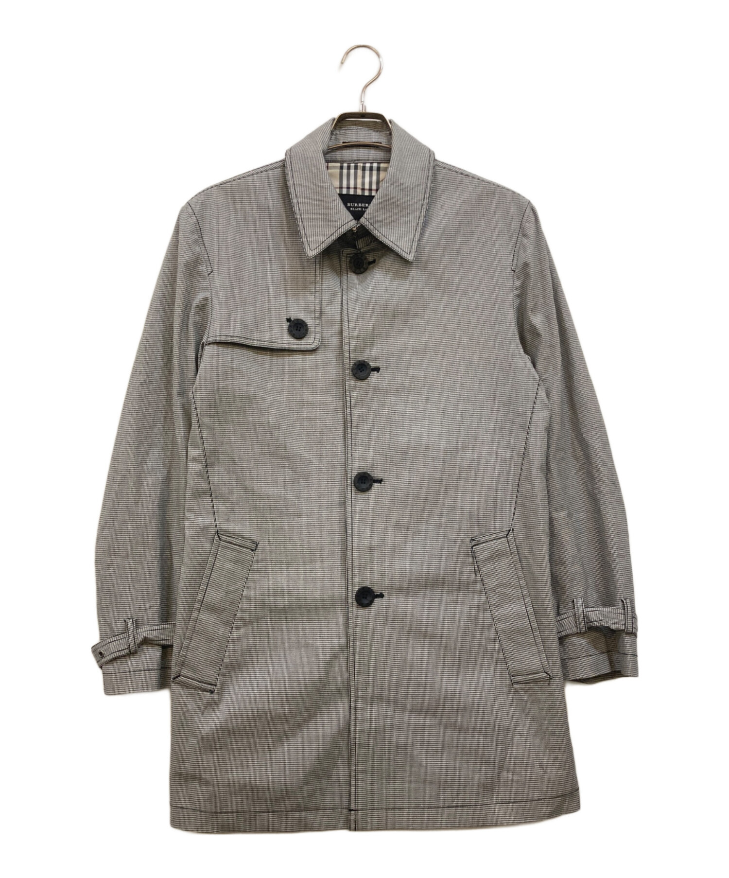 希少サイズ40✨バーバリーブラックレーベル トレンチコート モノグラム裏地ホース 中古・古着通販】BURBERRY BLACK LABEL (バーバリーブラックレーベル