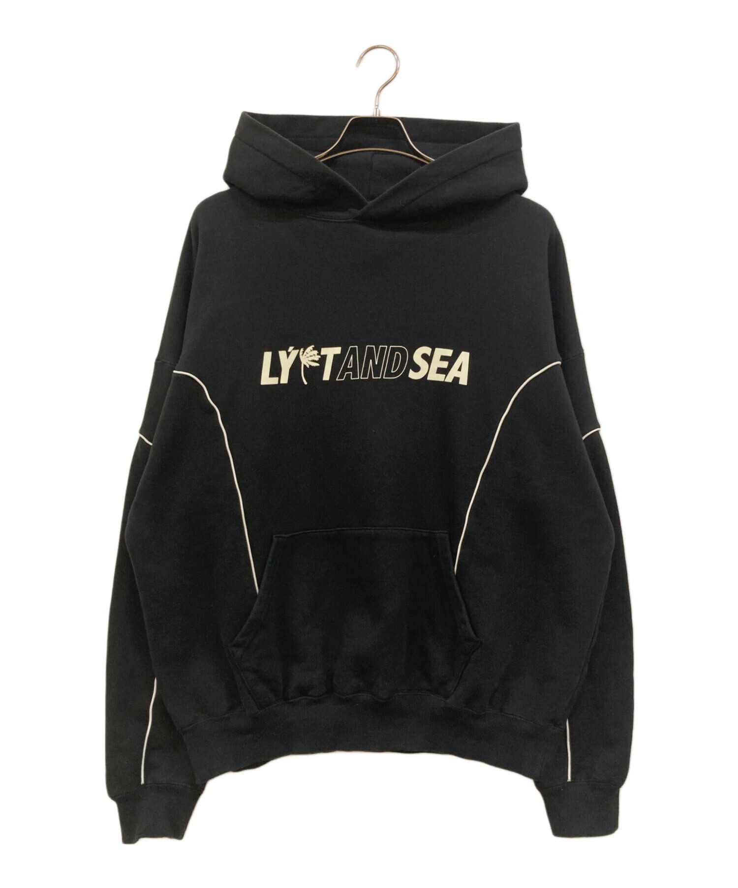 LYFT WIND AND SEA パーカー LÝFT × WIND AND SEA Wide Cropped Hoodie - Black