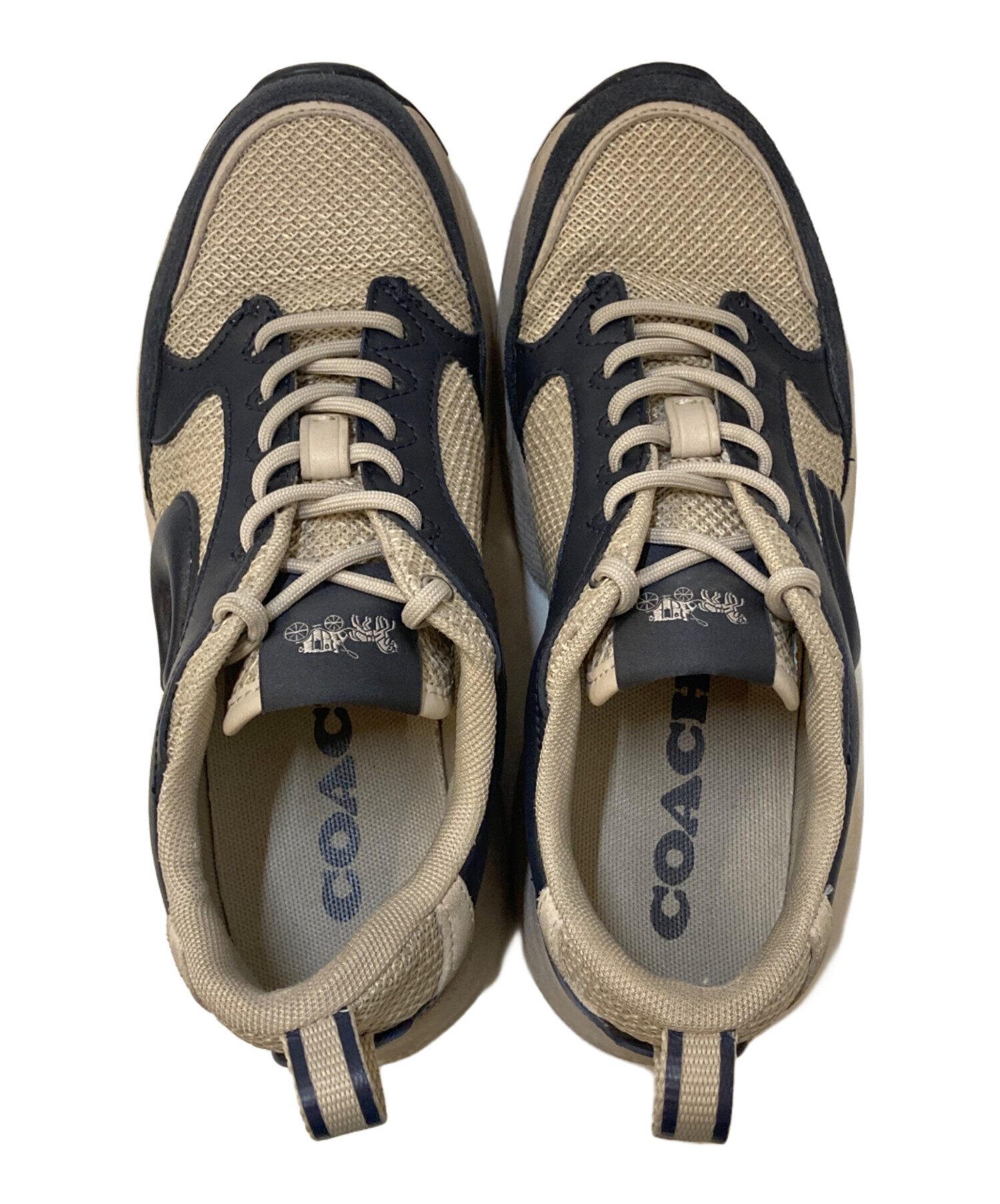 中古・古着通販】COACH (コーチ) ストライダー スニーカー ネイビー