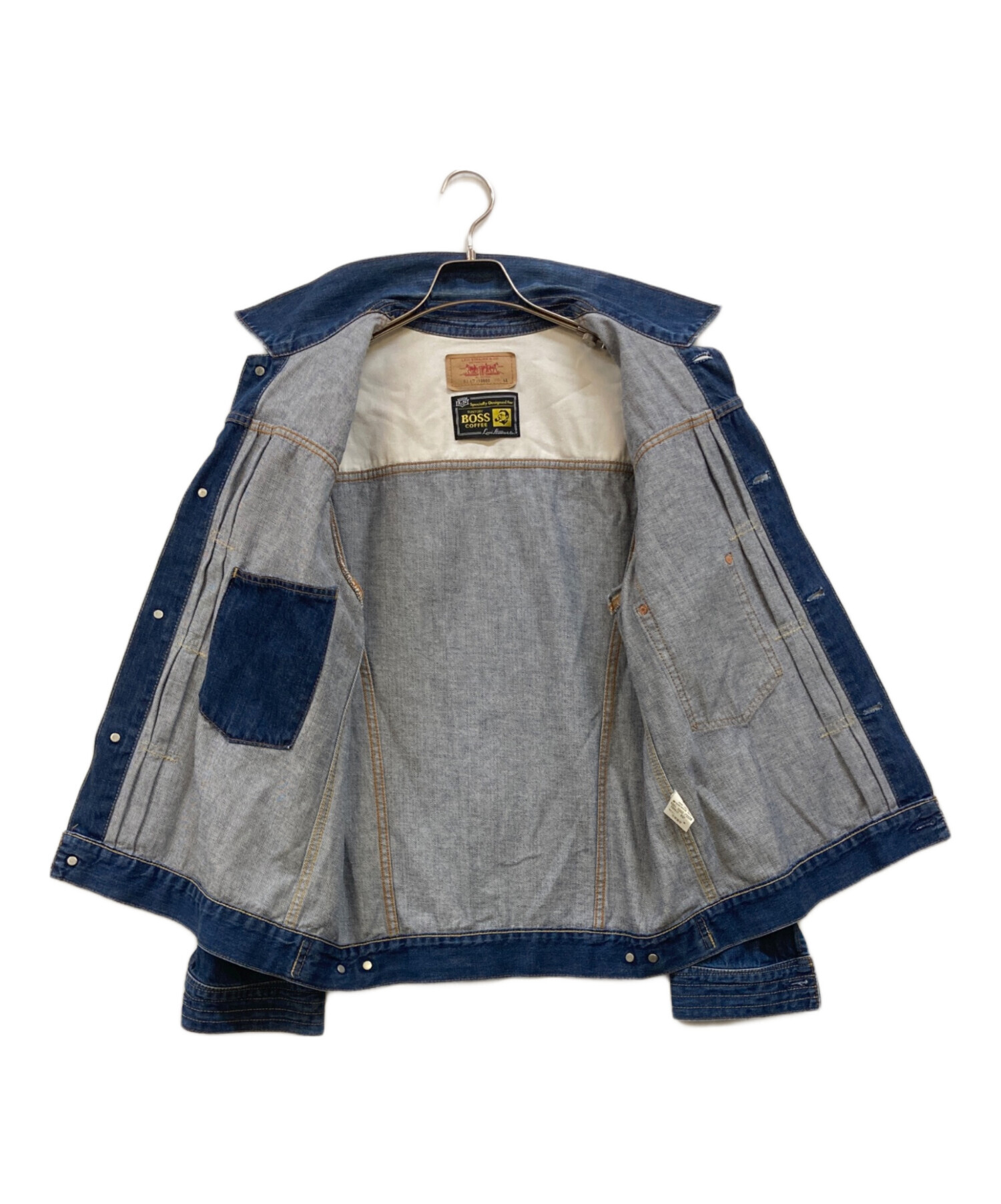 N*1様 Levi’s×BOSS COFFEEコラボデニムJKT 2003限定未 中古・古着通販】LEVI'S (リーバイス) BOSS COFFEE (ボス コーヒー