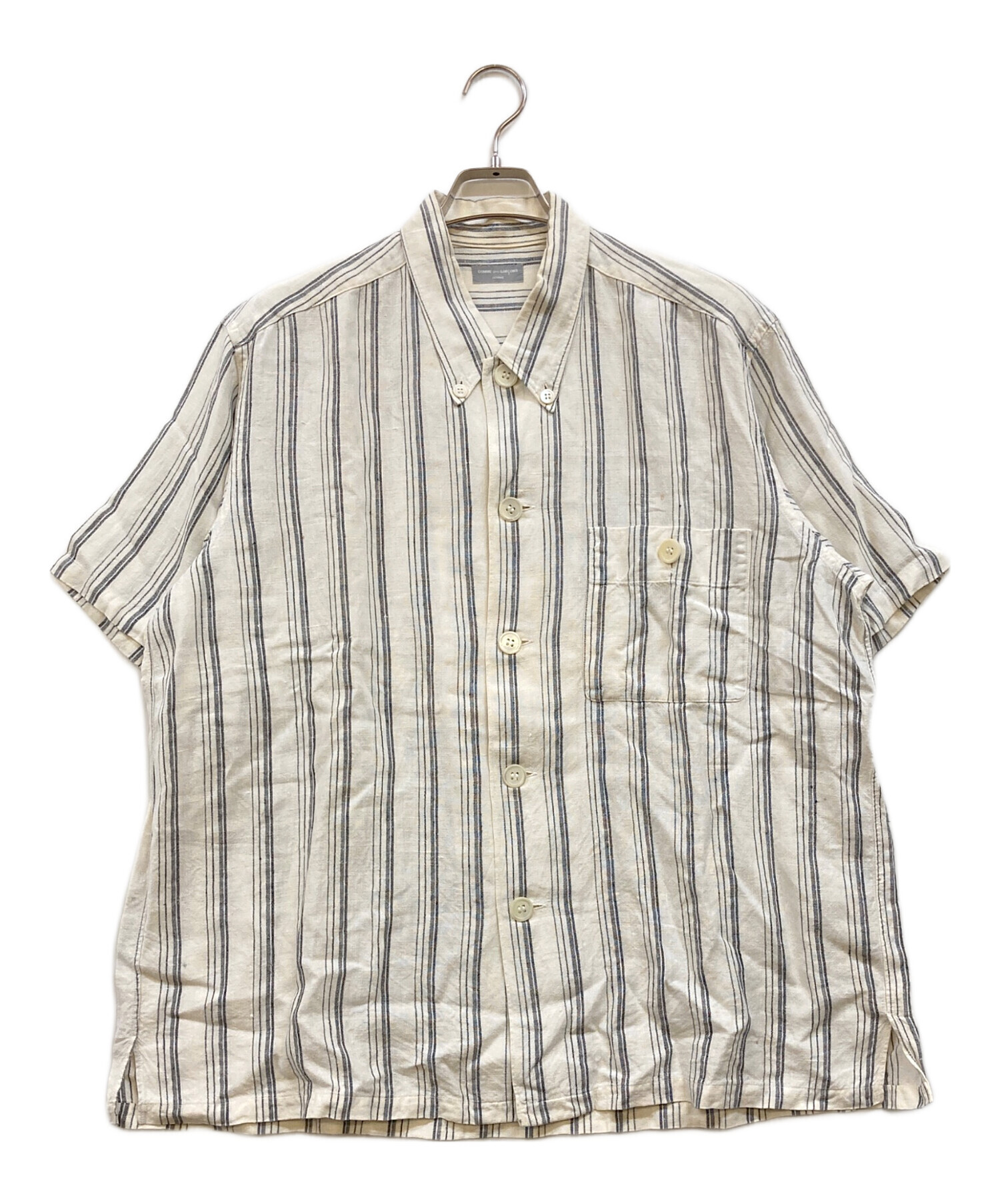 分厚すぎるリネンシャツ コムデギャルソン オム 中古・古着通販】COMME des GARCONS HOMME (コムデギャルソン オム