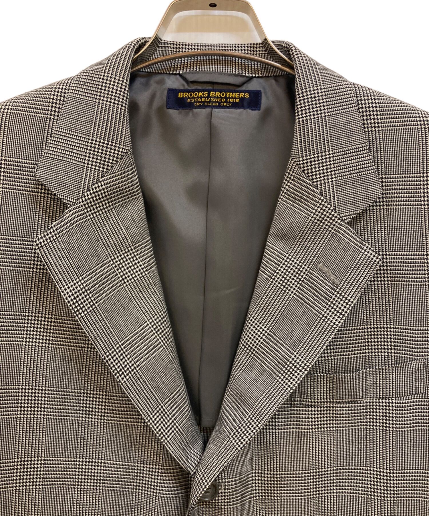 Brooks Brothers makers USA製 グレンチェックスーツ 中古・古着通販】BROOKS BROTHERS (ブルックスブラザーズ) 80's グレン