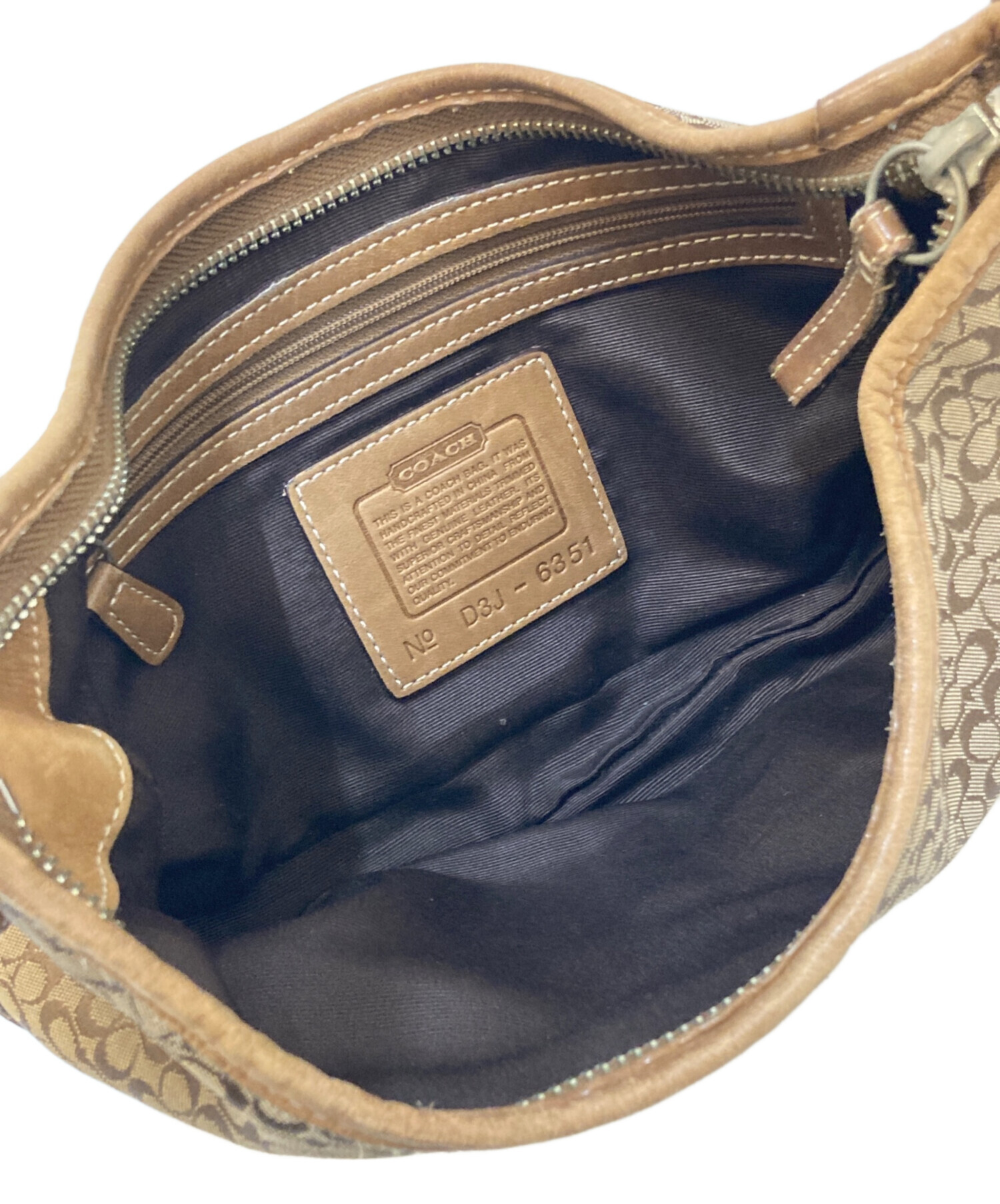 中古・古着通販】COACH (コーチ) ミニシグネチャー ワンショルダー