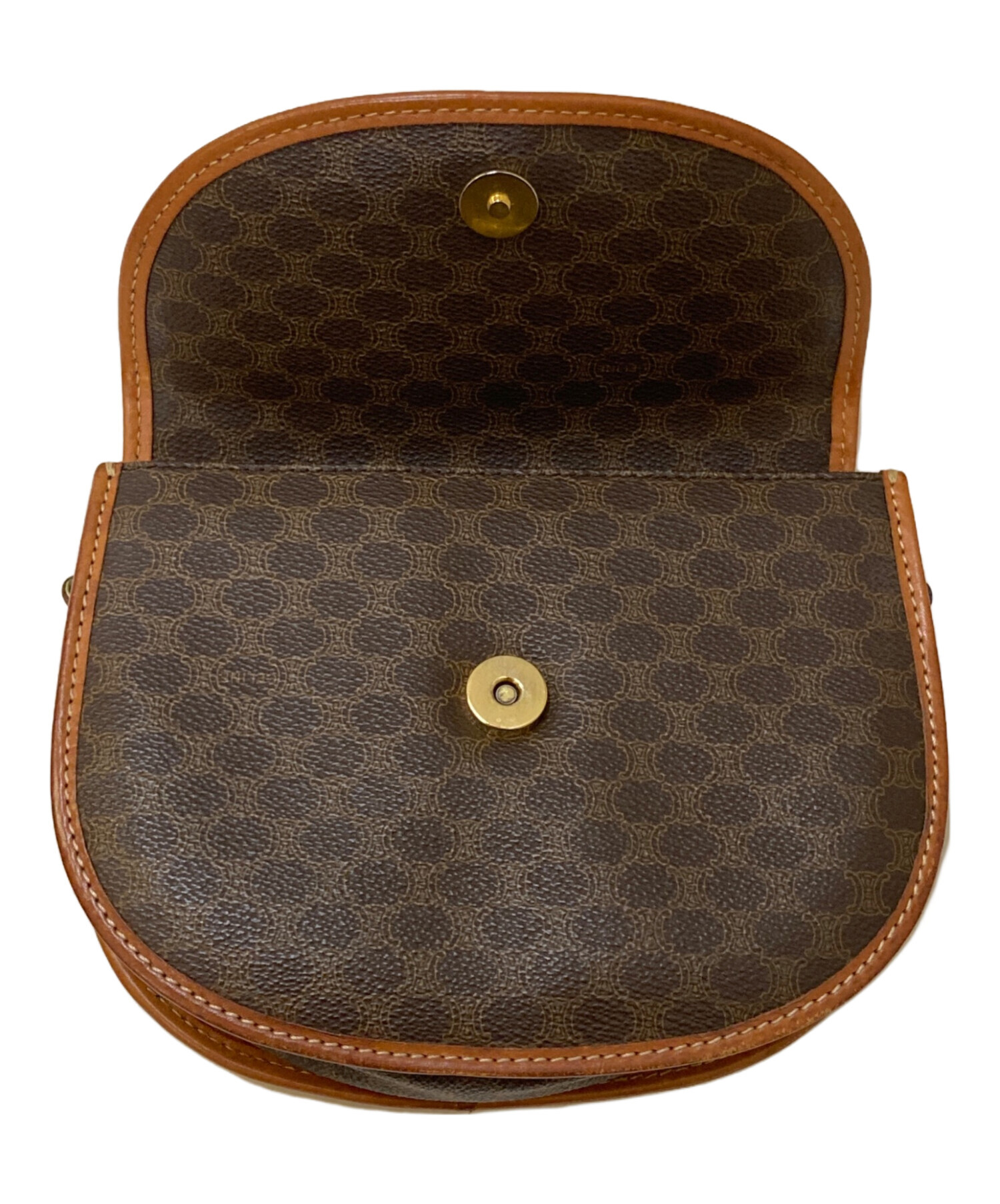 中古・古着通販】CELINE (セリーヌ) マカダム柄ショルダーバッグ