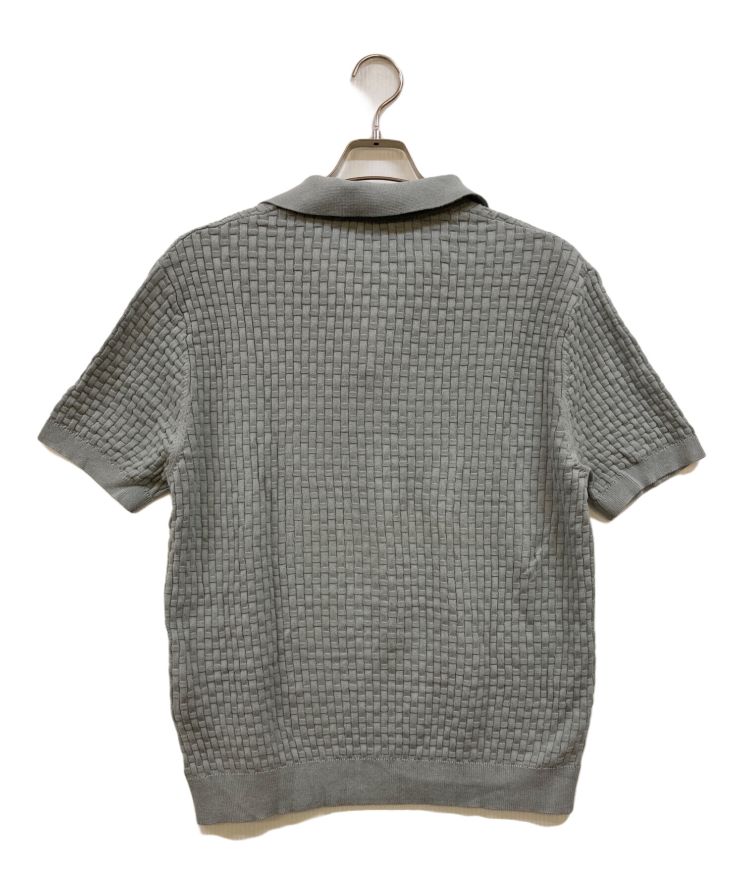 【美品】KITH   コラボ　ポロシャツ　着用回数少 中古・古着通販】KITH (キス) ニットポロシャツ グレー サイズ:M