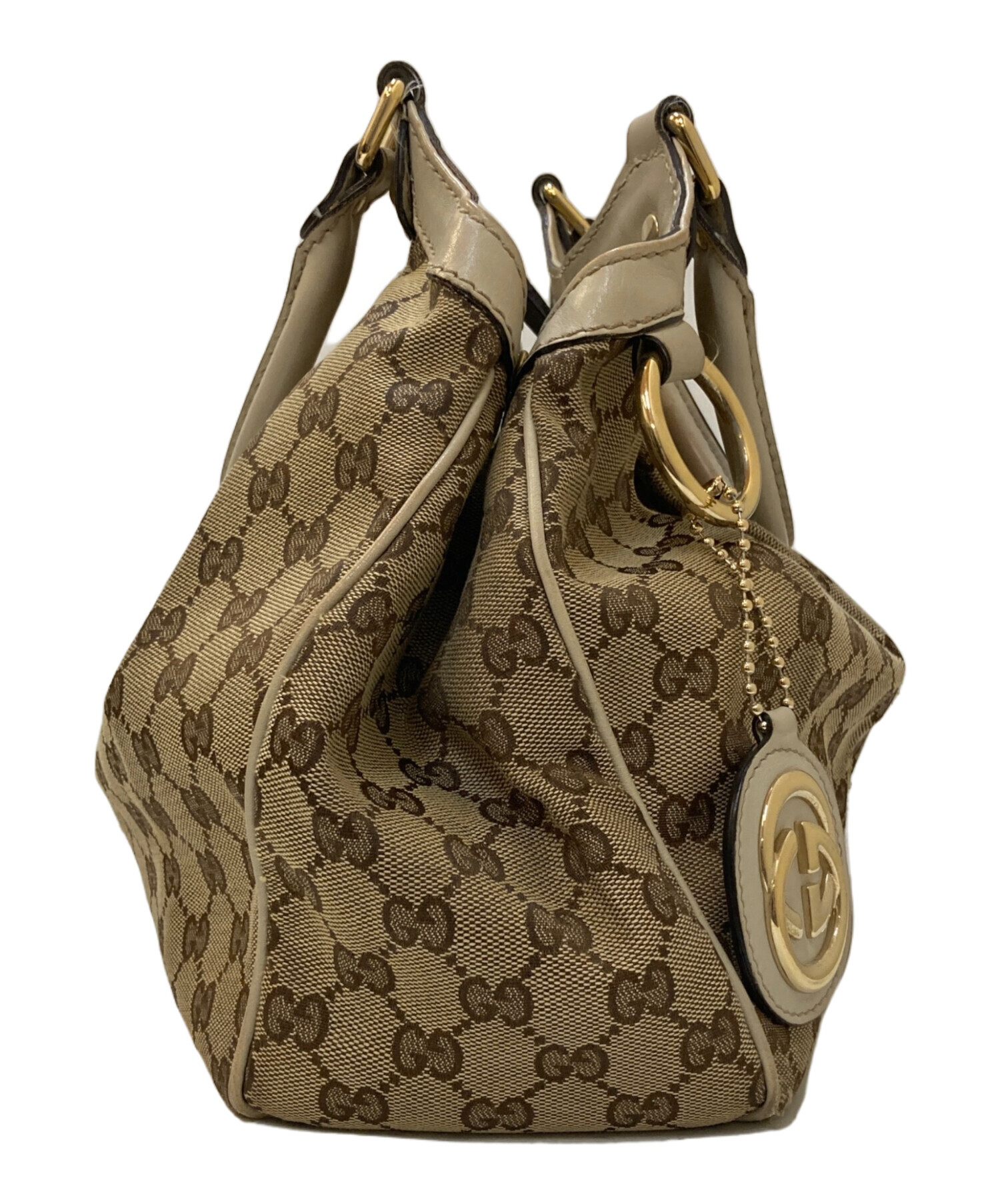 [新品未使用]　GUCCI GGキャンバス 　スーキーハンドバッグ 中古・古着通販】GUCCI (グッチ) スーキー GGキャンバス ハンドバッグ