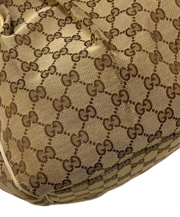 中古・古着通販】GUCCI (グッチ) スーキー GGキャンバス ハンドバッグ