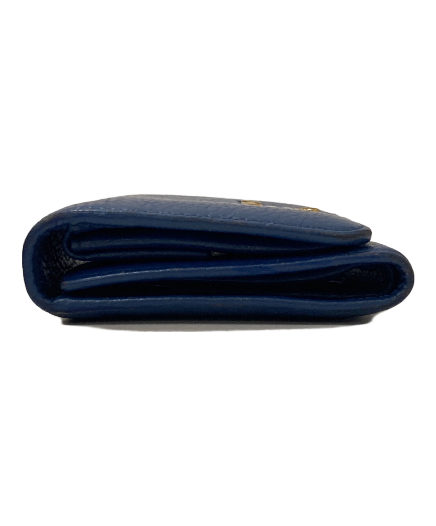 中古・古着通販】PRADA (プラダ) ロゴエンブレム 3つ折りレザー