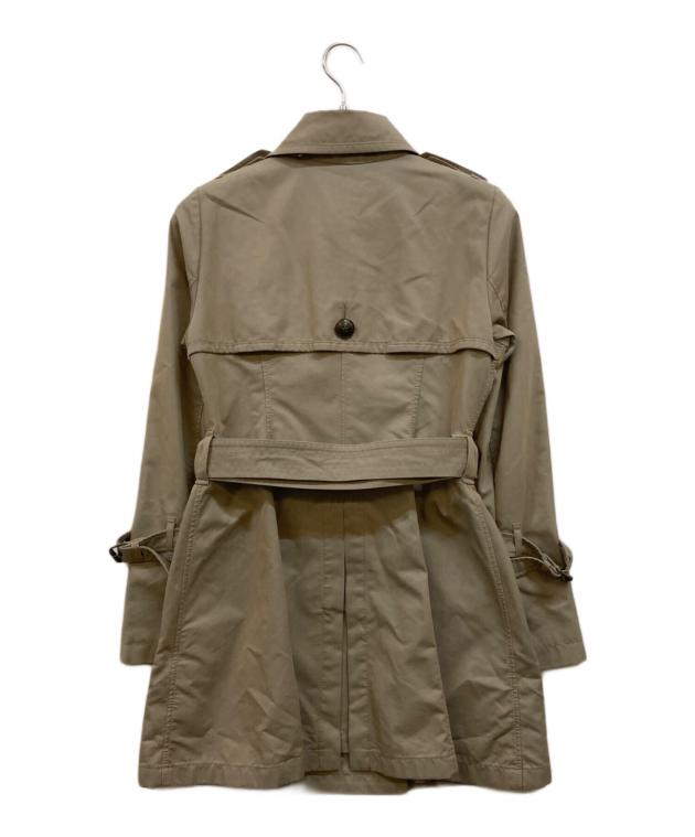 バーバリーブルーレーベル トレンチコート ベージュ 38 ベルト付 中古・古着通販】BURBERRY BLUE LABEL (バーバリー ブルー レーベル