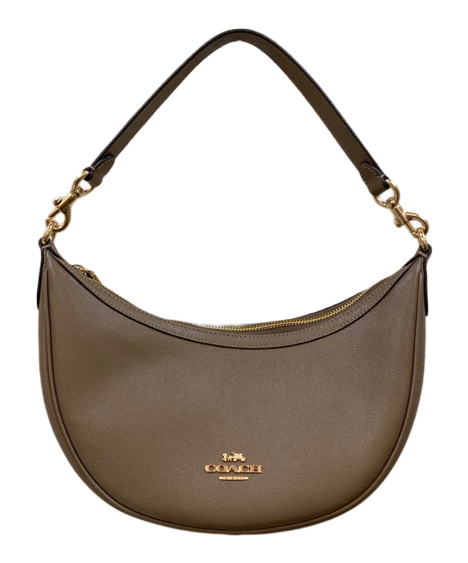 中古・古着通販】COACH (コーチ) アリア 2WAYハーフムーン レザー 