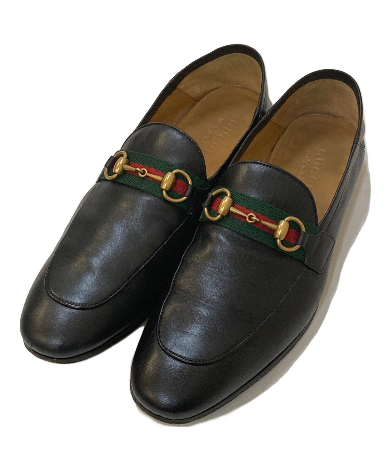 中古・古着通販】GUCCI (グッチ) シェリーラインビットローファー