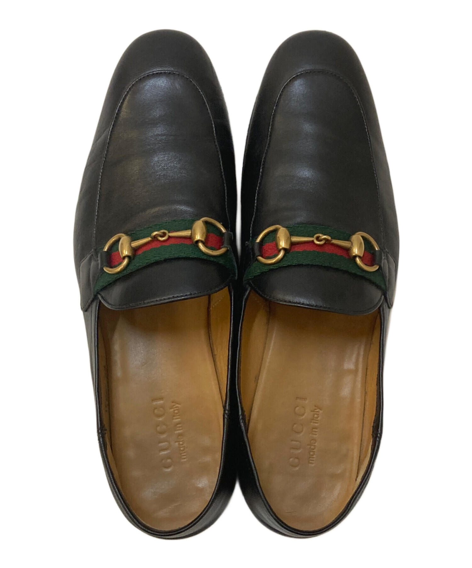 ●未使用●GUCCI・グッチ ●シェリーライン・サイドライン●半袖 中古・古着通販】GUCCI (グッチ) シェリーラインビットローファー