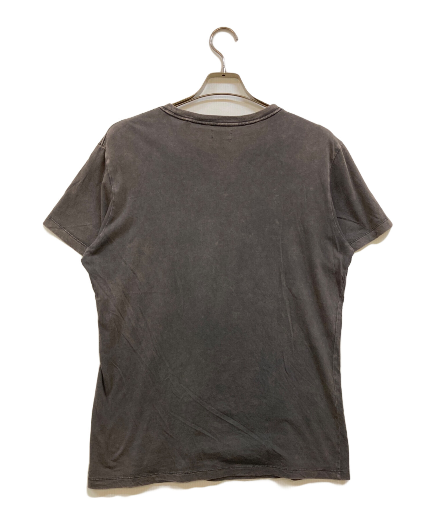 中古・古着通販】DIESEL (ディーゼル) 00s 指紋プリントTシャツ グレー