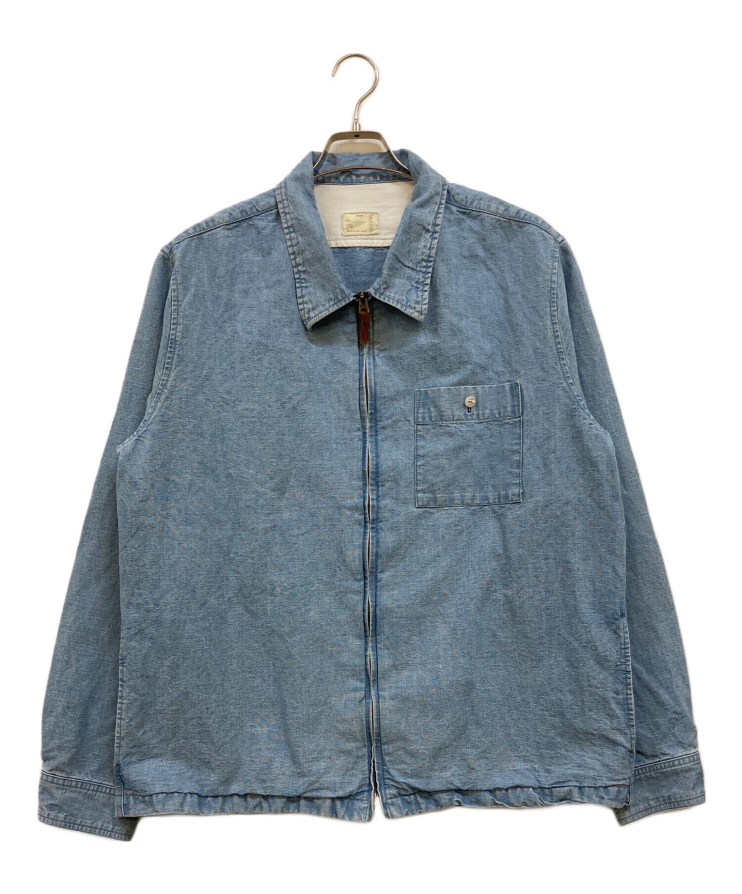中古・古着通販】PABLO VINCI (パブロビンチ) Chambray zip shirt