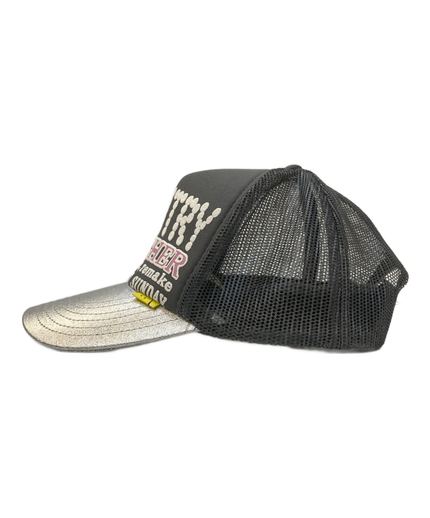 KAPITAL キャピタル デニム再構築 メッシュキャップ グレー 中古・古着通販】KAPITAL (キャピタル) 再構築メッシュキャップ グレー
