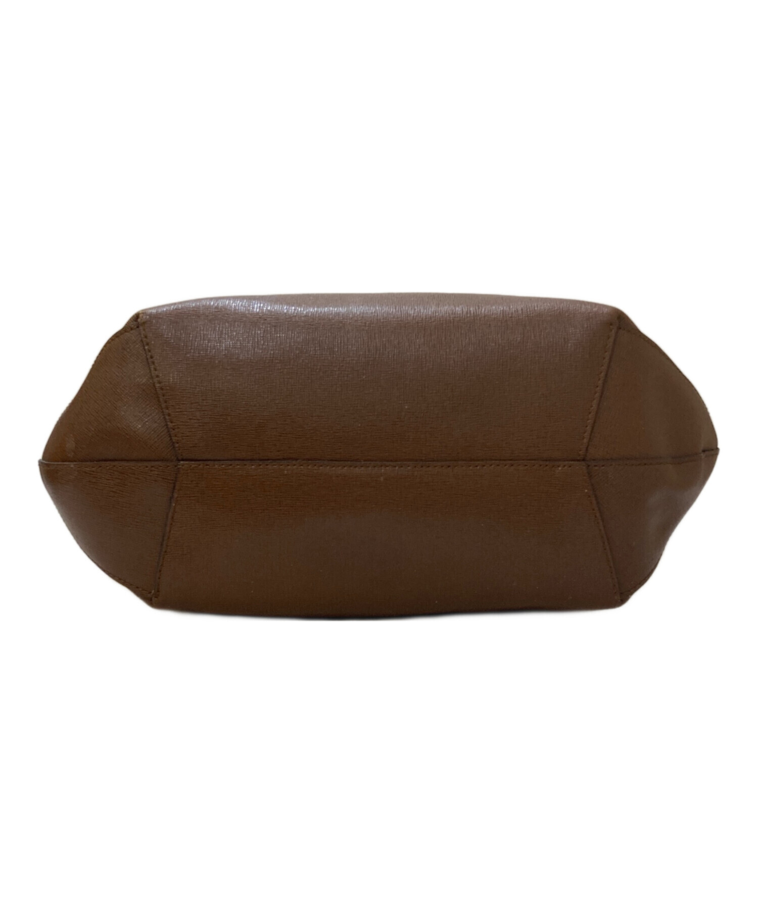 alizé MADE IN ITALY 型押し風 ハンドバッグ ブラウン　中古 中古・古着通販】FURLA (フルラ) Alissa/ハンドバッグ ブラウン