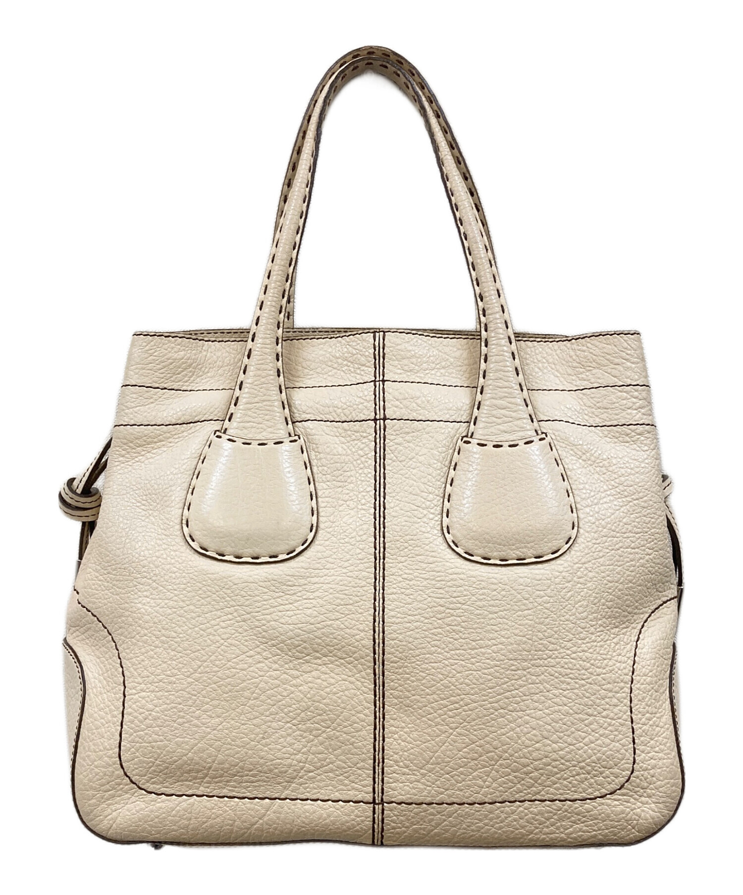 中古・古着通販】TOD'S (トッズ) D ステッチデザイン レザートート