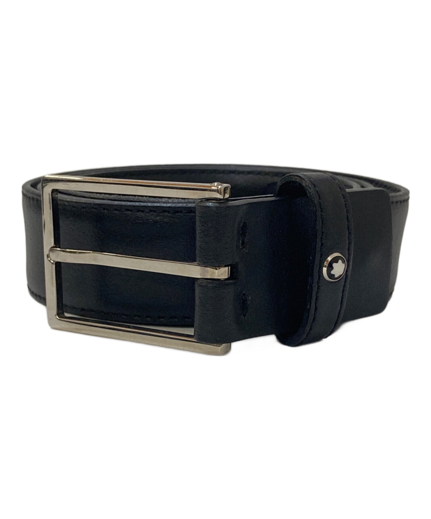 中古・古着通販】MONTBLANC (モンブラン) レザーベルト ブラック