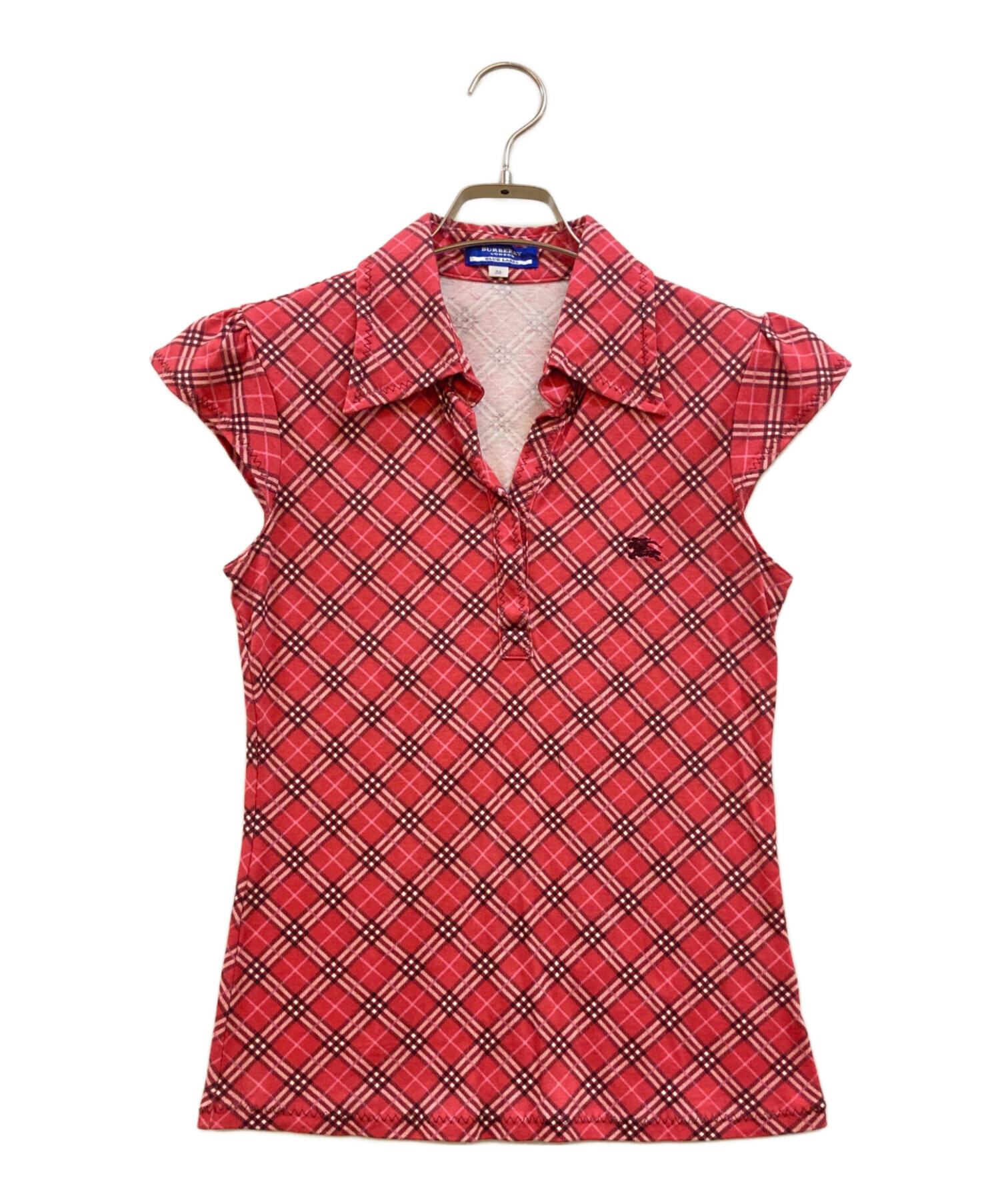 ポロシャツ バーバリーブルーレーベルBURBERRY値下げ人気ブランドロゴ入新品 中古・古着通販】BURBERRY BLUE LABEL (バーバリー ブルー レーベル