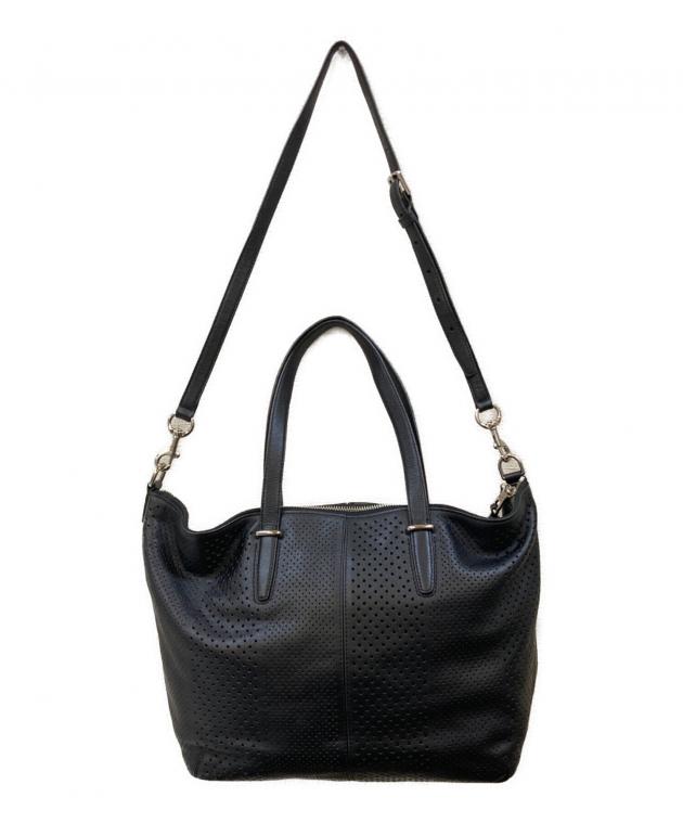 【未使用品】coach コーチ 2wayトートバッグ シグネチャー ビッグサイズ 中古・古着通販】COACH (コーチ) 2wayトートバッグ ブラック｜ブランド