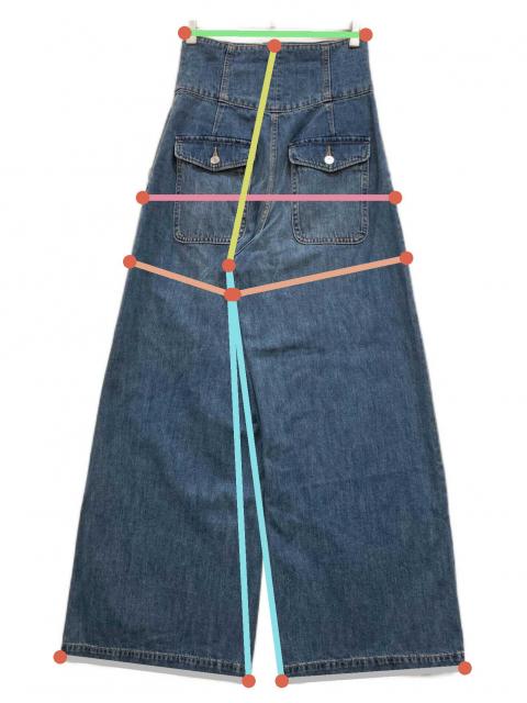 中古・古着通販】moussy (マウジー) CORSET DESIGN バギー コルセット