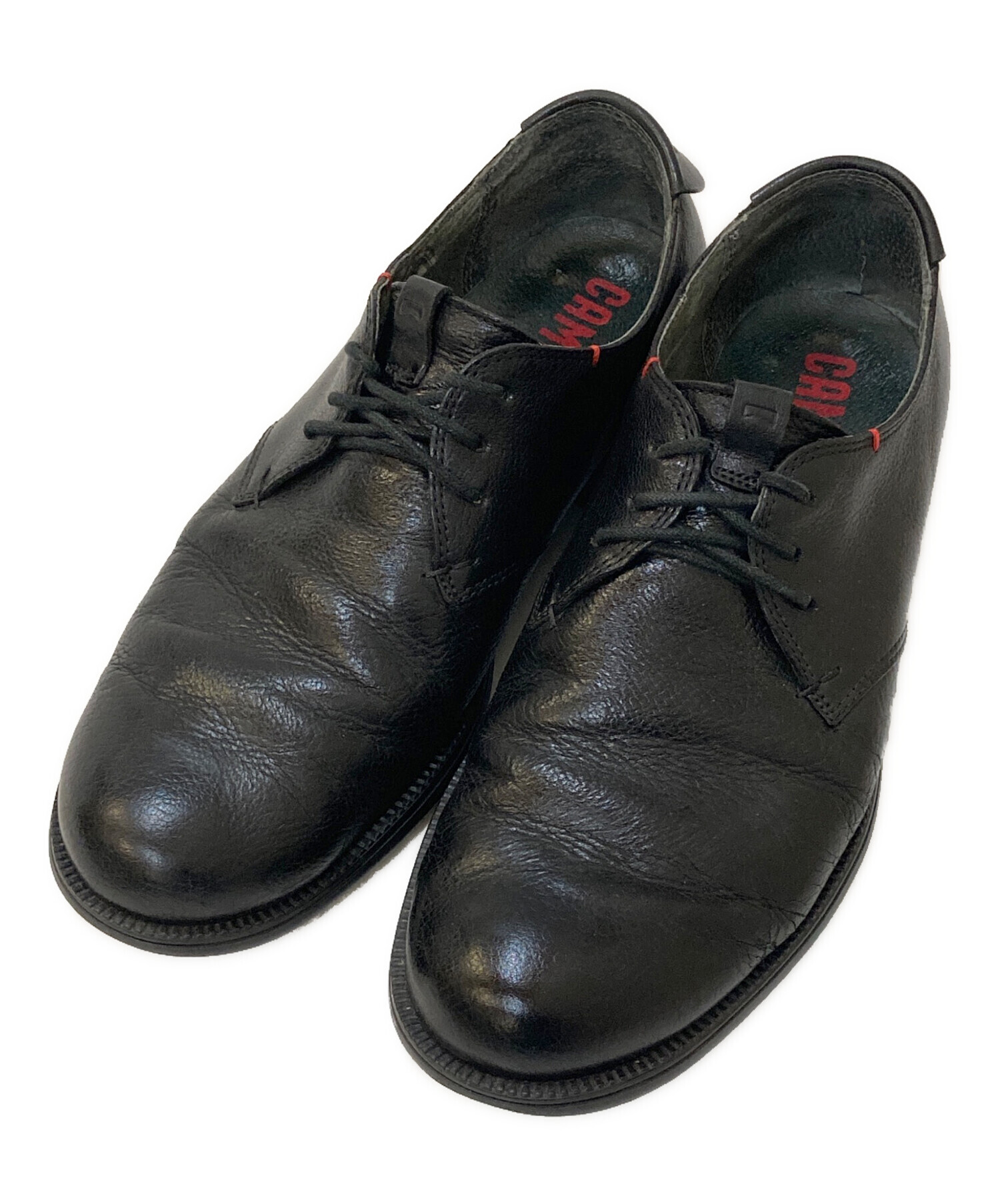 ［新品］CAMPER 41 26cm レザー ドレスシューズ カンペール 中古・古着通販】CAMPER (カンペール) プレーントゥ レザーシューズ