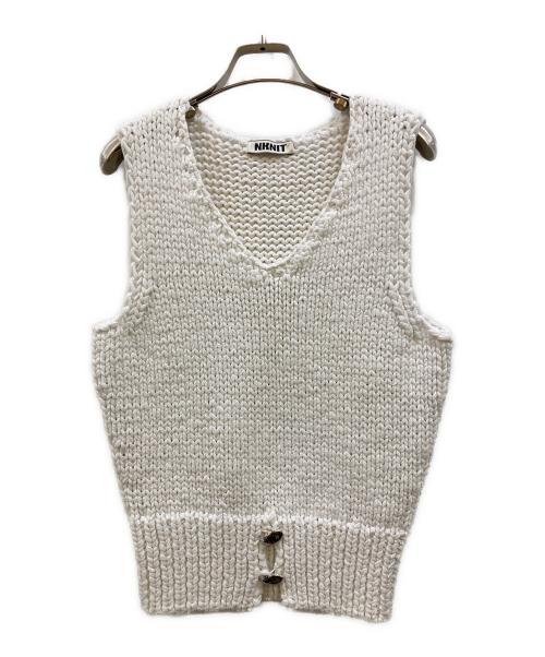 中古・古着通販】NKNIT (ンニット) cord yarn V-neck KNIT vest