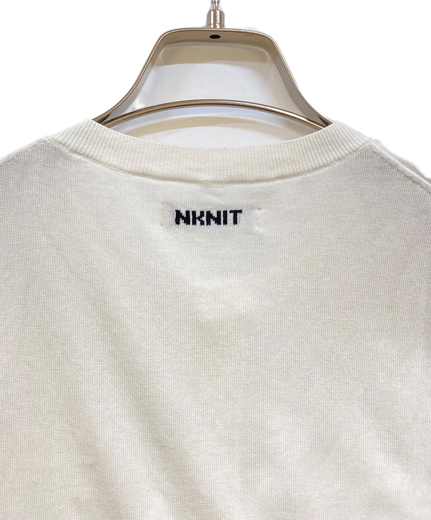 中古・古着通販】NKNIT (ンニット) silk cotton crew neck KNIT T