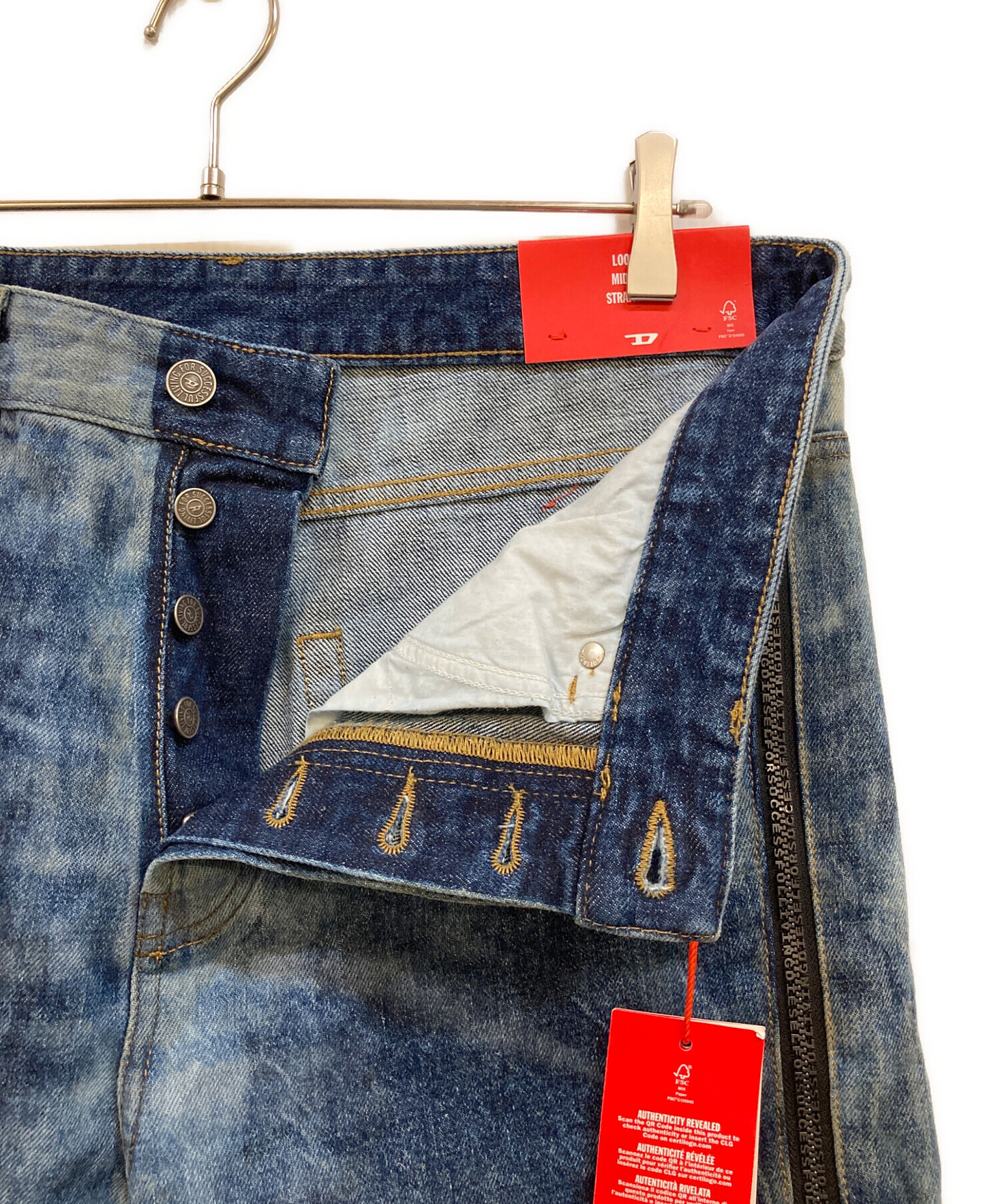 中古・古着通販】DIESEL (ディーゼル) D-RISE ZIP/デニムパンツ