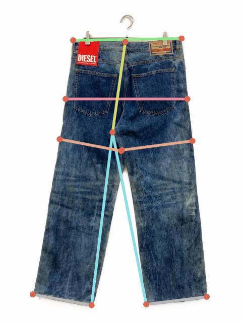 中古・古着通販】DIESEL (ディーゼル) D-RISE ZIP/デニムパンツ