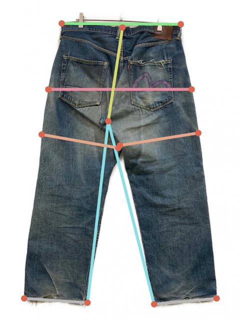 中古・古着通販】EVISU (エヴィス) No.2デニムパンツ インディゴ