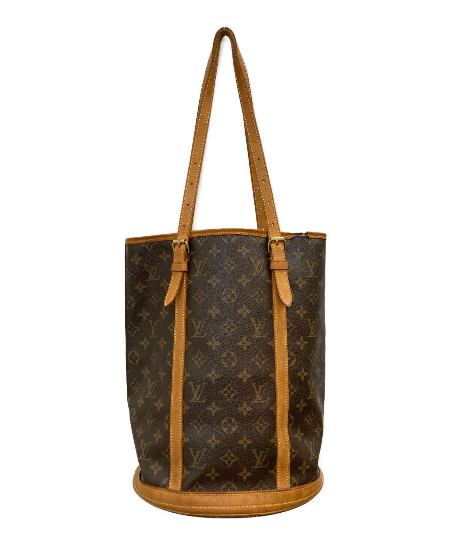 Louis Vuitton バケットGM トートバッグ モノグラム 中古・古着通販】LOUIS VUITTON (ルイ ヴィトン) モノグラム バケット
