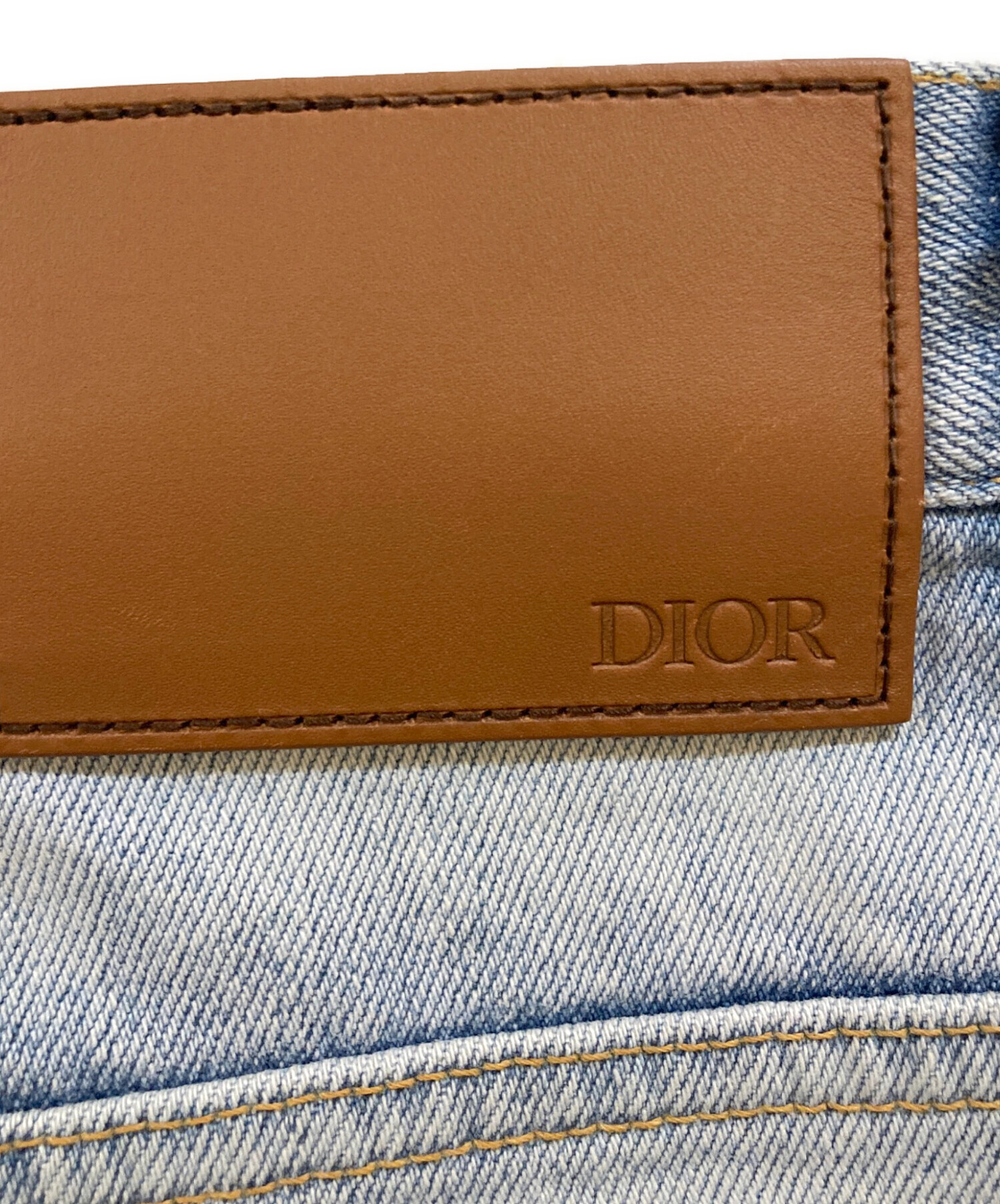 中古・古着通販】DIOR HOMME (ディオール オム) ブリーチ加工デニム