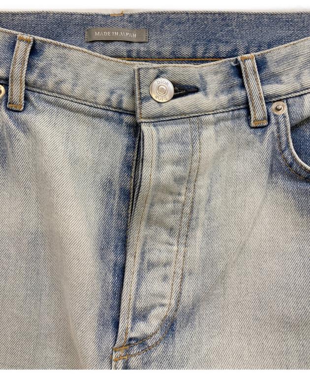 中古・古着通販】DIOR HOMME (ディオール オム) ブリーチ加工デニム