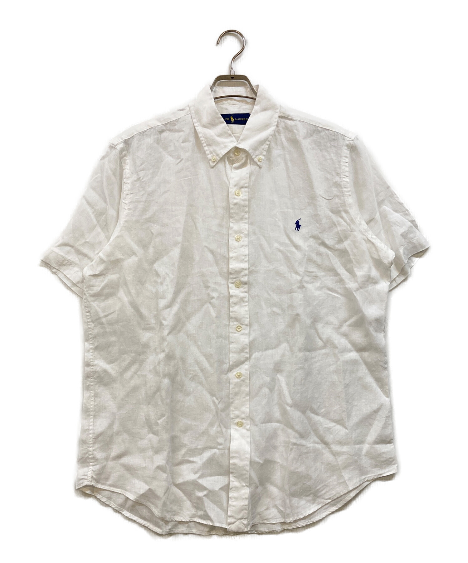 中古・古着通販】RALPH LAUREN (ラルフローレン) 半袖リネンシャツ